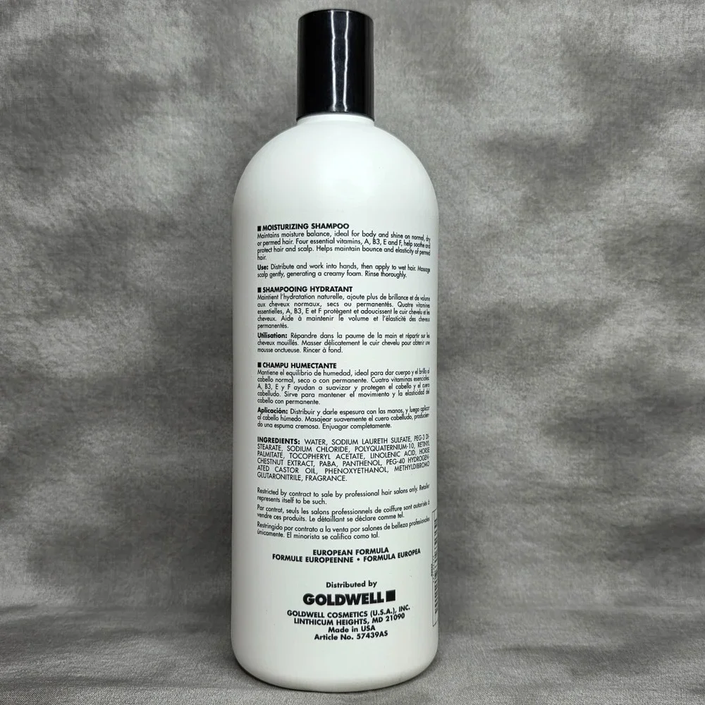 GOLDWELL Exclusives Moisturizing‎ Shampoo Original Lg Size 32 oz